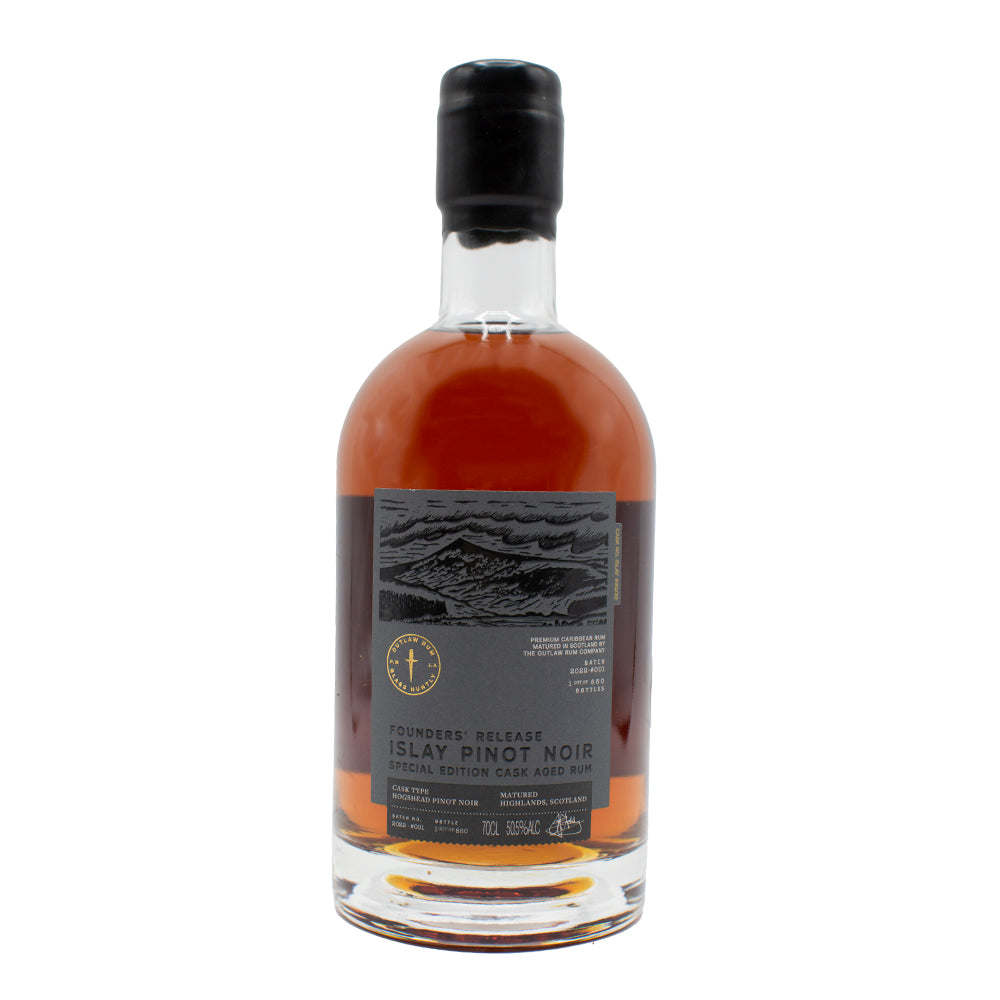 Outlaw Rum Founders' Release Islay Pinot Noir 70cl 50.5% - Aberdeen Whisky Shop 