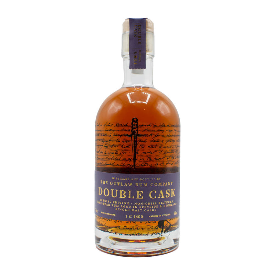 Outlaw Rum Double Cask Special Edition 70cl 43% - Aberdeen Whisky Shop 