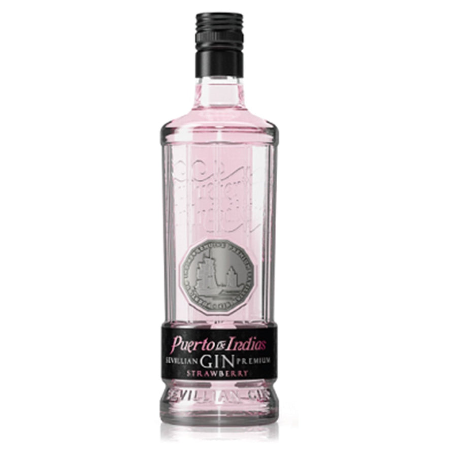 Puerto De Indias Strawberry Gin 70Cl 37.5% - Aberdeen Whisky Shop