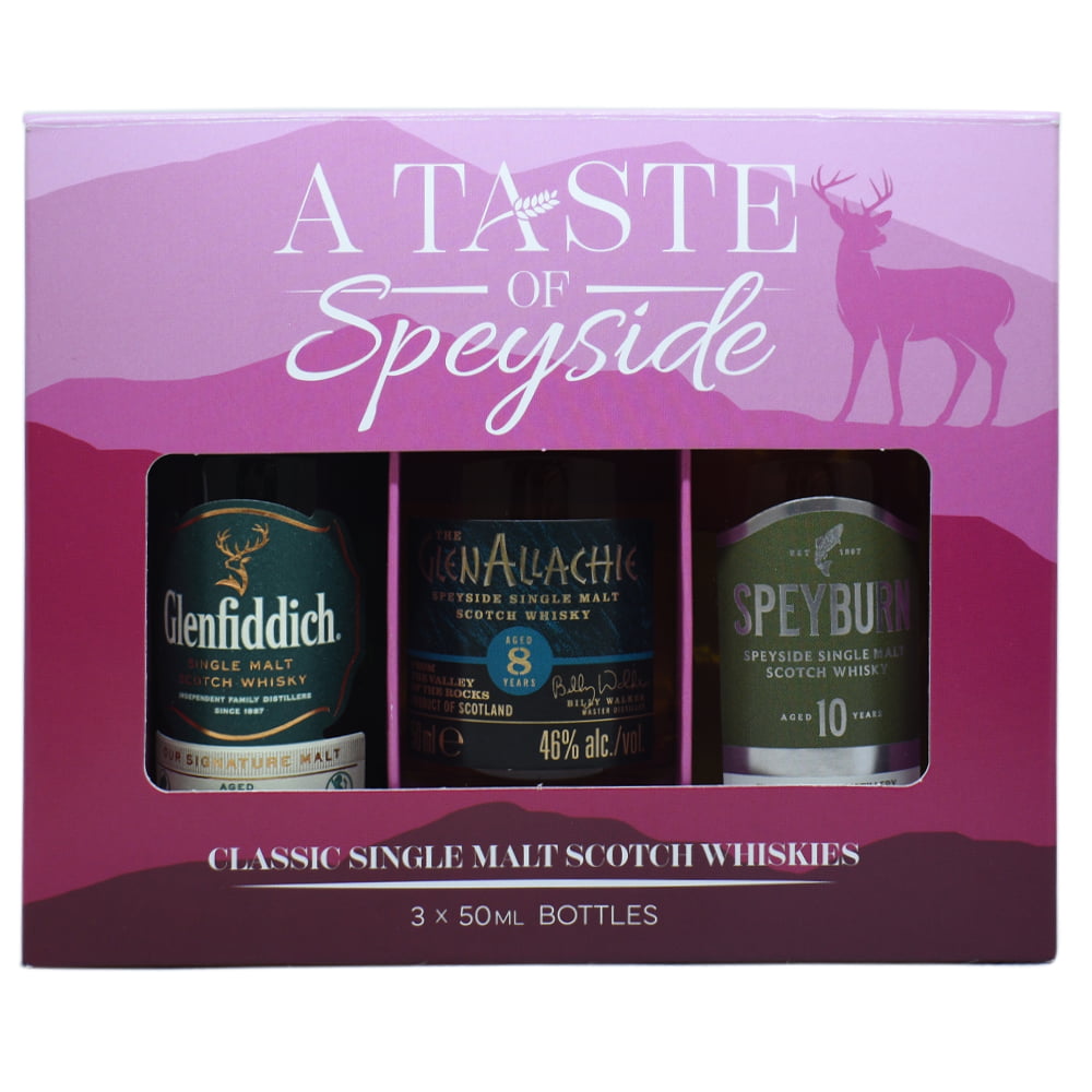 A Taste Of Speyside Whisky Miniatures Set