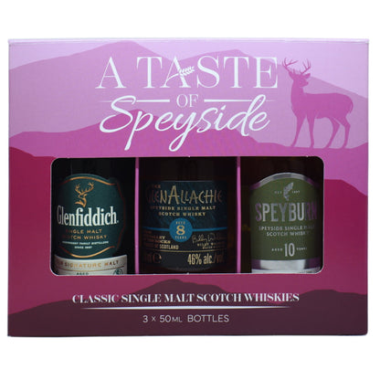 A Taste Of Speyside Whisky Miniatures Set