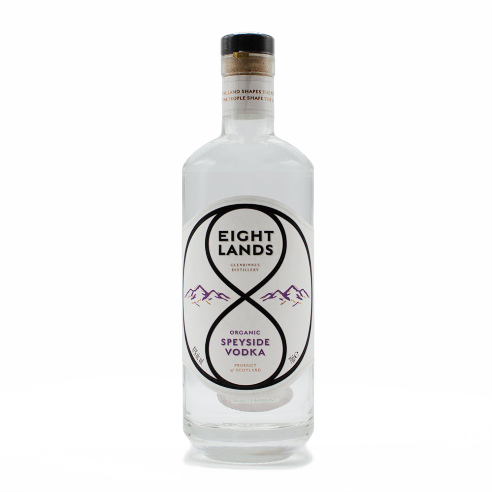 Organic Speyside Vodka Eight Lands - Aberdeen Whisky Shop 