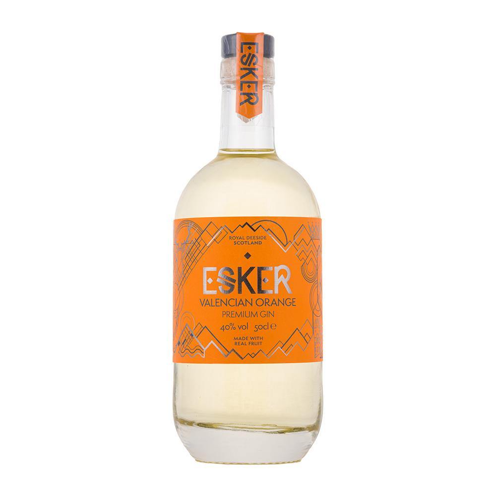 Esker Silverglas Valentian Orange Gin 50Cl 40% - Aberdeen Whisky Shop