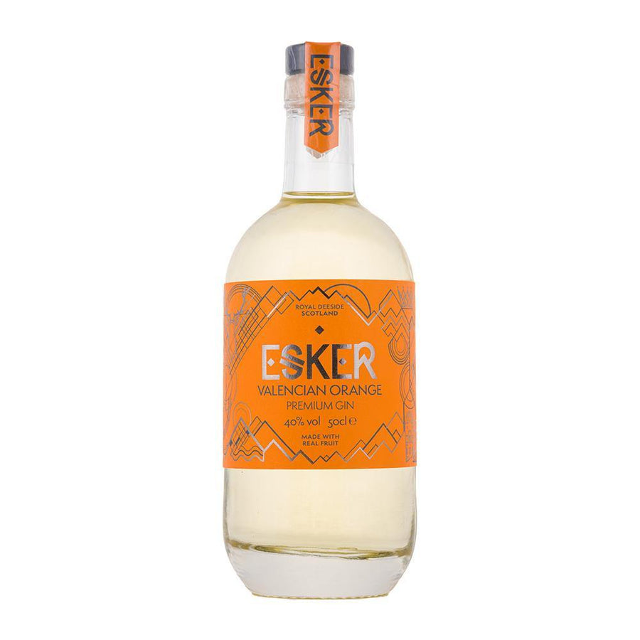 Esker Silverglas Valentian Orange Gin 50Cl 40% - Aberdeen Whisky Shop