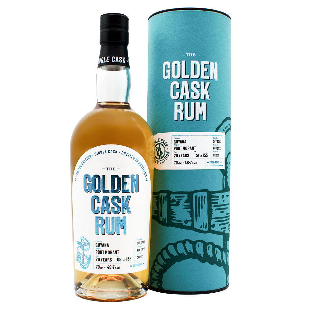 Port Morant 20 Years Old Rum the Golden Cask - Aberdeen Whisky Shop  