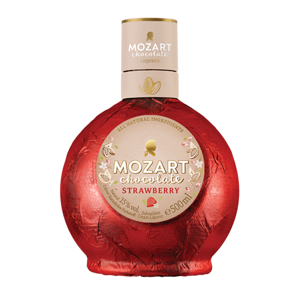 Mozart Strawberry White Chocolate Liqueur - Aberdeen Whisky Shop 