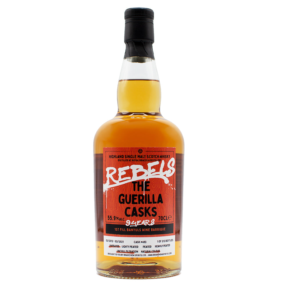 Royal Brackla 9 Years Old Rebels The Guerilla Casks - Aberdeen Whisky Shop 
